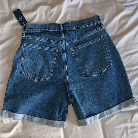 Abercrombie & Fitch NWT Pleated Denim Shorts - Picture 4 of 4